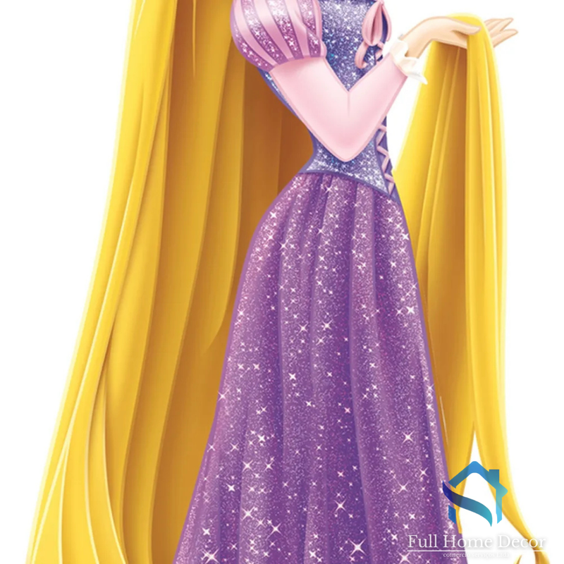 Adesivo de Parede Princesa Rapunzel 45,7cm x 101,6cm - Full Home