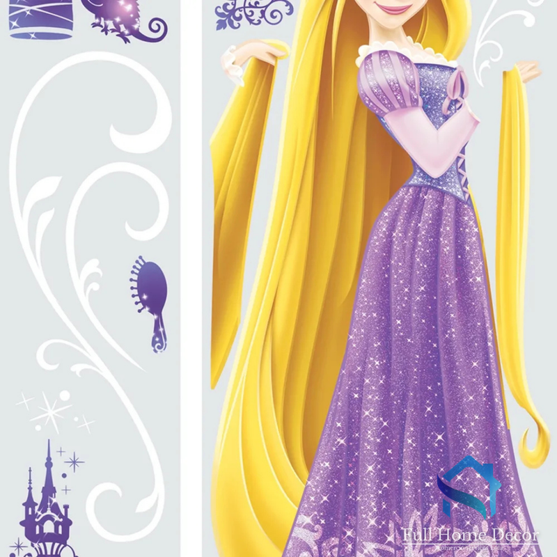 Adesivo de Parede Princesa Rapunzel 45,7cm x 101,6cm - Full Home