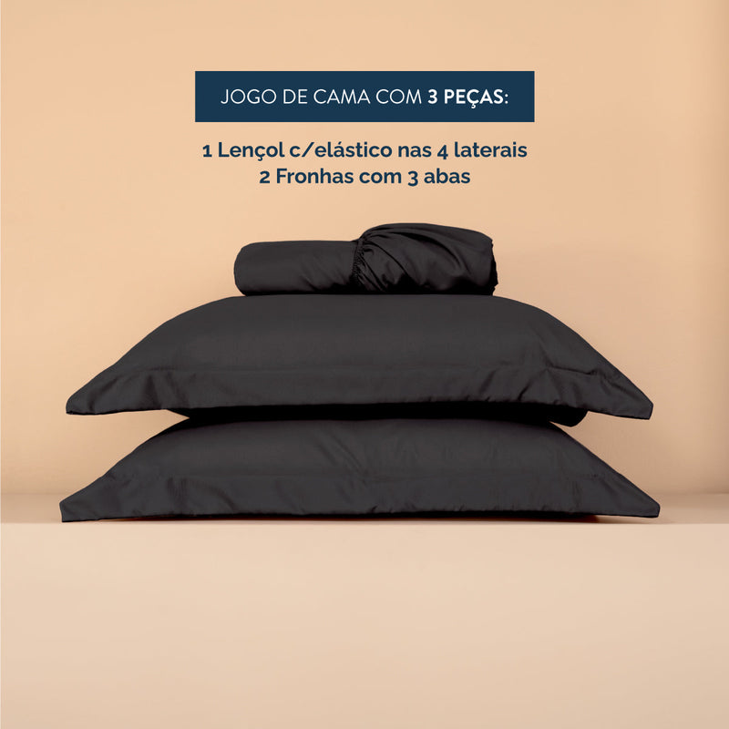 LENÇOL DE CAMA SLIM MICROPERCAL 200 FIOS